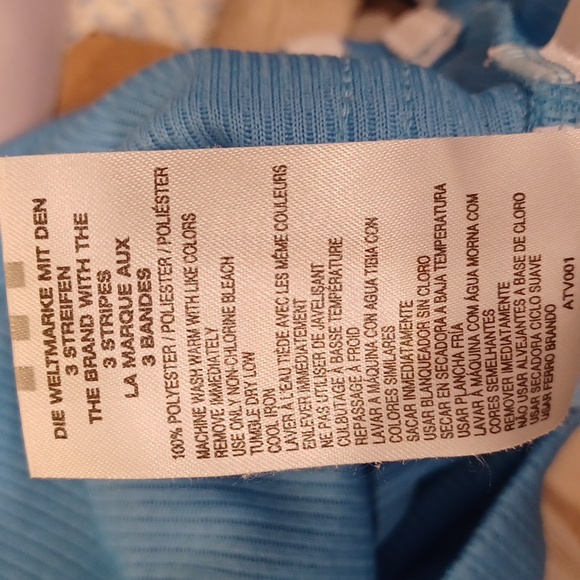 Adidas Classic Stretch Poly 3 Button Tank- Sz. Sm - Picture 7 of 8